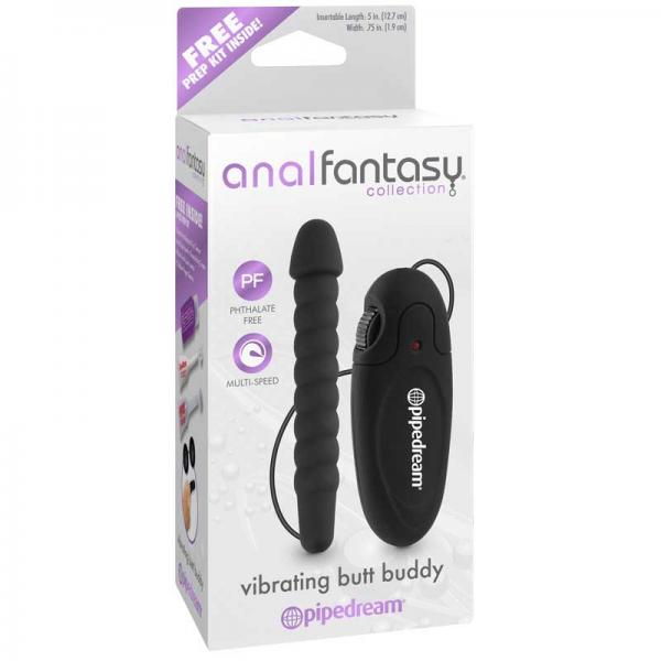 Anal Fantasy Vibrating Butt Buddy Black