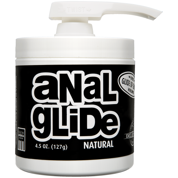 Anal Glide Natural Lubricant 4.5oz Pump