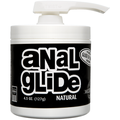 Anal Glide Natural Lubricant 4.5oz Pump