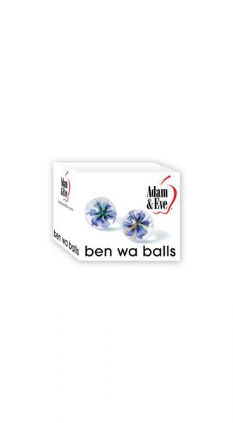 Adam & Eve Glass Ben Wa Balls Clear