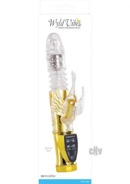 Wyld Vibes Deep Stroker Swan Gold Vibrator