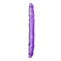 B Yours 14 inches Double Dildo Purple