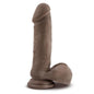 Au Naturel 8 inches Sensa Feel Dildo Brown