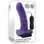 Adam & Eve Universal Vibrating Hollow Strap-on Silicone Purple