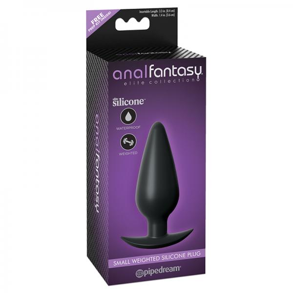 Anal Fantasy Elite Small Weighted Silicone Plug