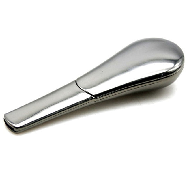 Metal pipe Detachable stainless steel ferromagnetic metal pipe Spoon shaped pipe