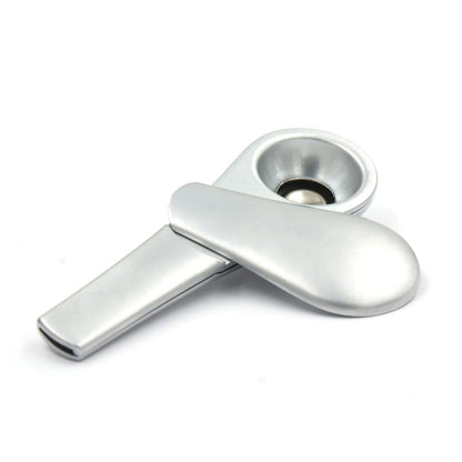 Metal pipe Detachable stainless steel ferromagnetic metal pipe Spoon shaped pipe